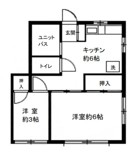 【間取り】 | 二村ハイツ