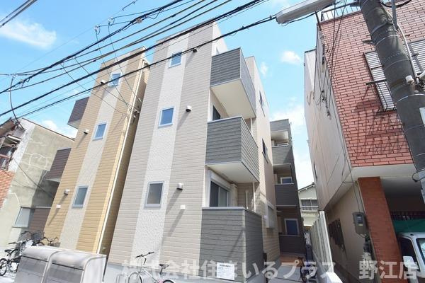 大阪市旭区大宮１丁目のアパートの外観
