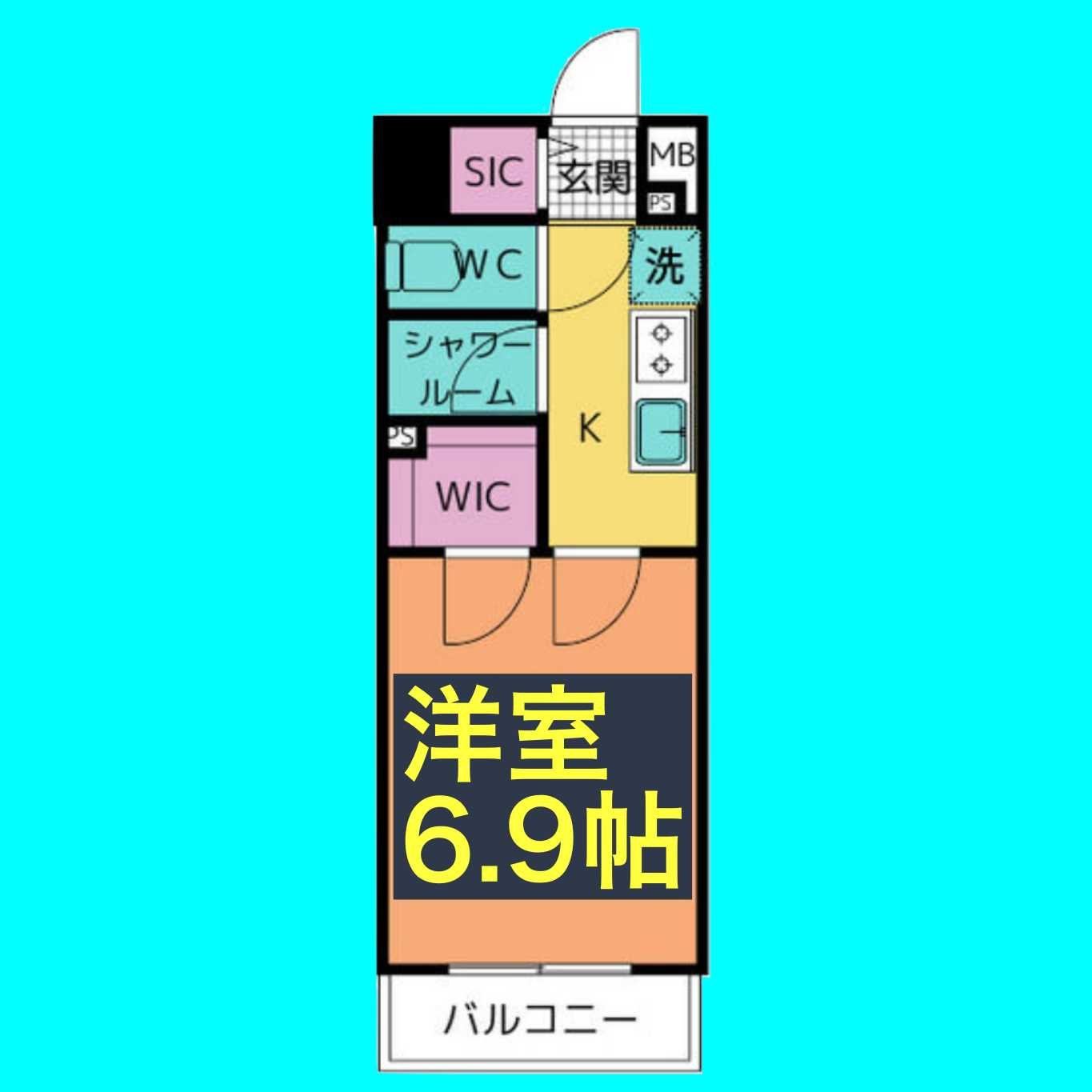 ラグゼナ上前津の間取り