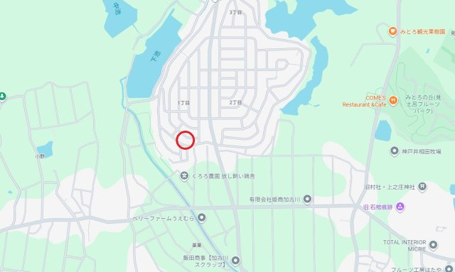 加古川市上荘町都台1丁目　　売土地の地図