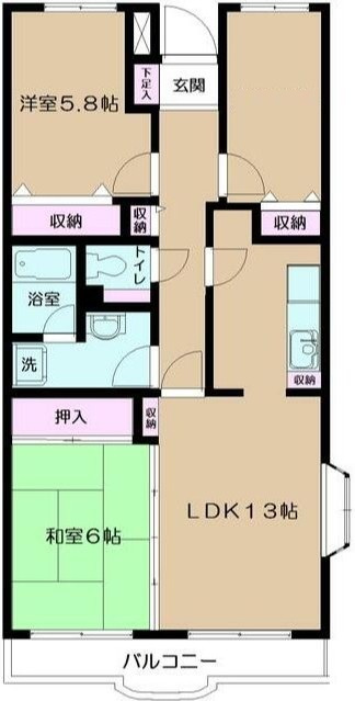 イーストパーク胡録台の間取り|間取りです。