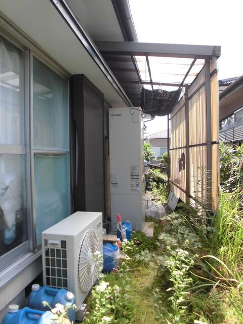 八代市本野町売戸建の庭|北東側 