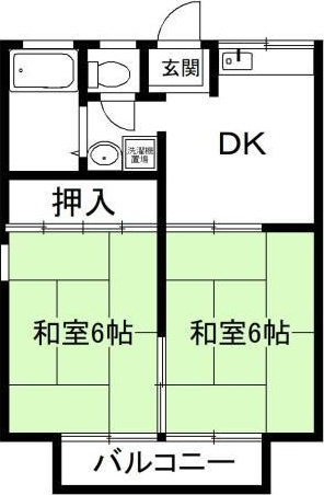 グリーンハイツスズキの間取り
