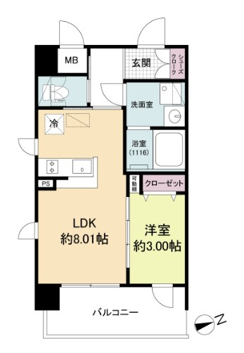 Live Flat塚本新北野の間取り