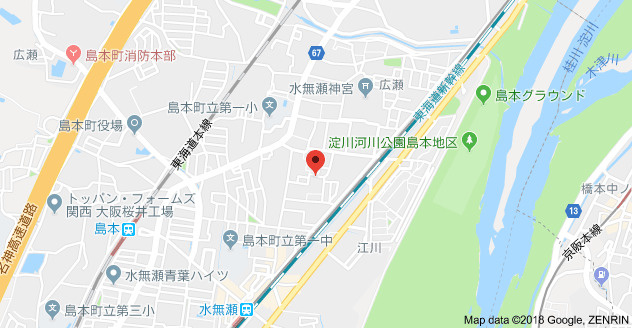 【地図】 | ラフィーネ水無瀬