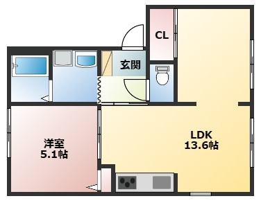 【間取り】 | ラフィーネ水無瀬
