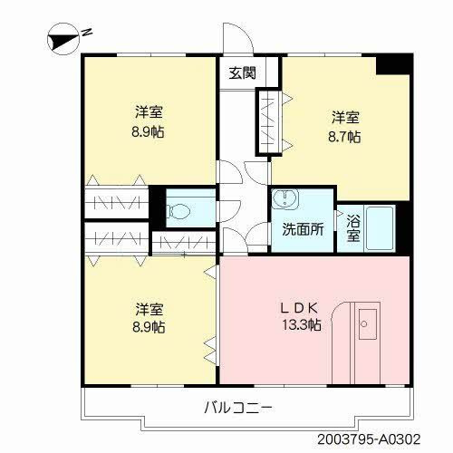 【間取り】 | Ｋ＆Ｍ京塚ハイツ