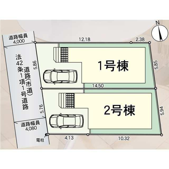 粕屋町阿恵第1の区画図| 