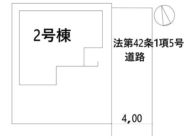 豊橋市松井町字松井の新築一戸建の区画図|【2号棟】区画図 