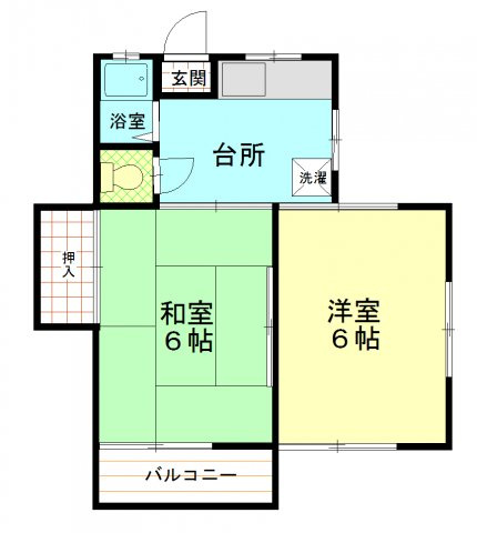 メゾンマツモトＣ棟の間取り|間取り図
