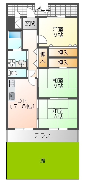 スクェア・ヴィレッジの間取り