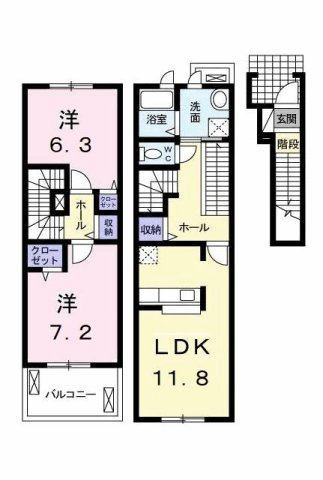 ソンレイルＳの間取り