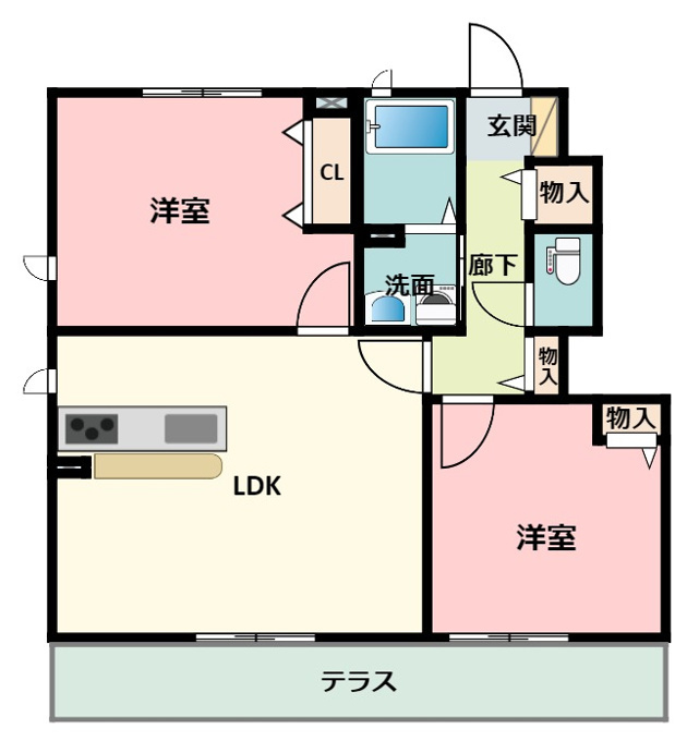 丹波市柏原町南多田のアパート