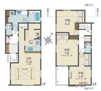 【間取り】 | ＢＬＯＯＭＩＮＧ　ＭＡＩＳＯＮ横浜市青葉区柿の木台