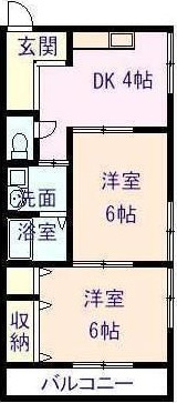 エスペレ小楠の間取り