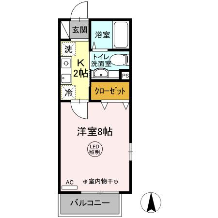 リビエール野川の間取り