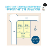 平塚市西八幡１丁目　売地全３区画　B号地の画像