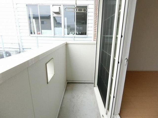 アイリスⅡのバルコニー