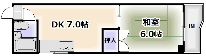 メゾン竹の間取り