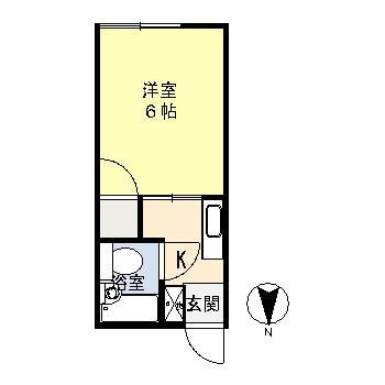 シティハイム倖の間取り