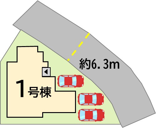 新築住宅　金剛１丁目１期の区画図