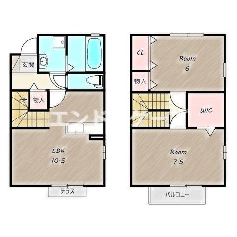 トレスコートの間取り|高崎、前橋、伊勢崎エリアのお部屋探しはエンドスケープまで！お客様の理想お聞かせ下さい♪