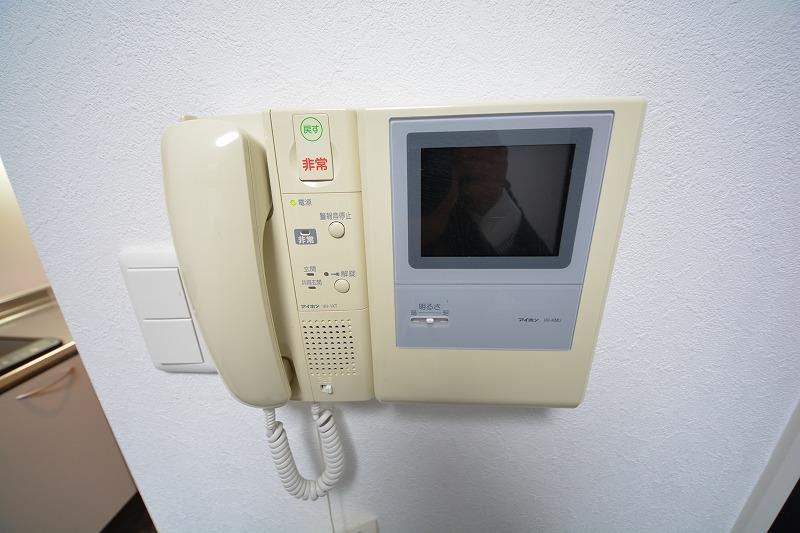 セレブコート安堂寺のセキュリティ|セレブコート安堂寺　モニター付きインターフォン