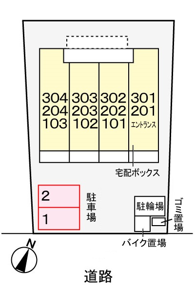 レガロの区画図