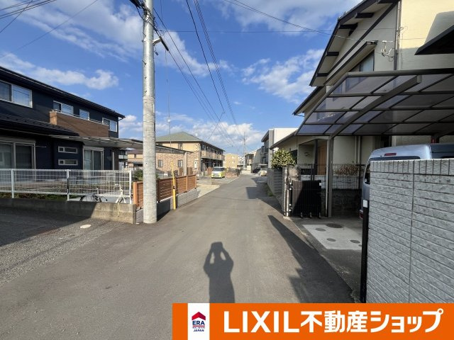さいたま市西区三橋六丁目売地の前面道路含む現地写真|東側公道撮影