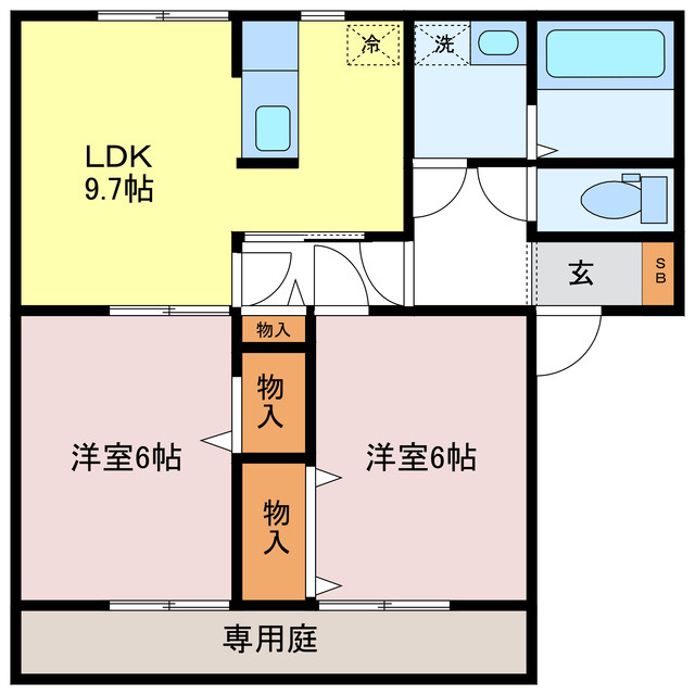ソレーユ北条の間取り