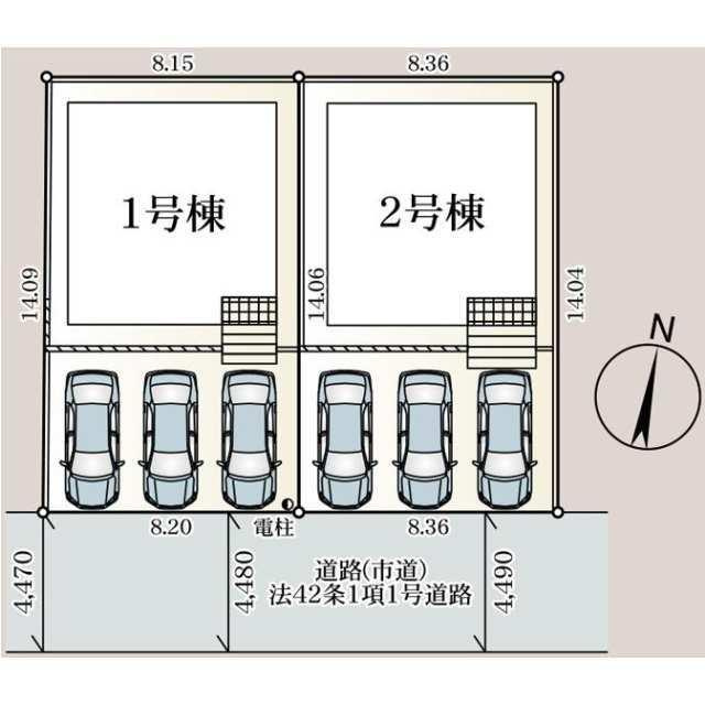 春日市紅葉ケ丘西第8の区画図| 