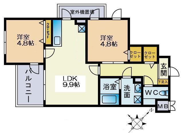 【間取り】 | ベルメゾン高宮通り　★プライスホームなら仲介手数料が0円です！★