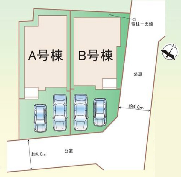 相模原市南区大野台４丁目の区画図