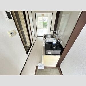 サンライフ小林A棟の玄関