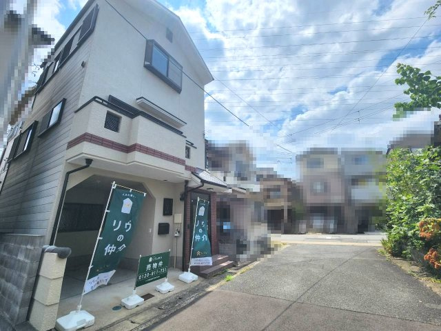 乙訓郡大山崎町下植野寺門の前面道路含む現地写真|ワンボックス駐車可能です！