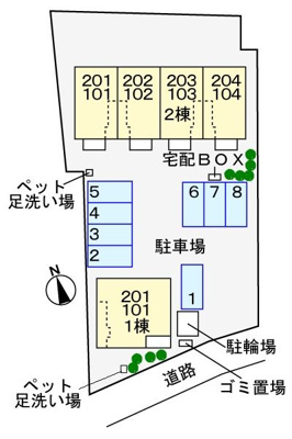 【駐車場】 | ルシエルアン