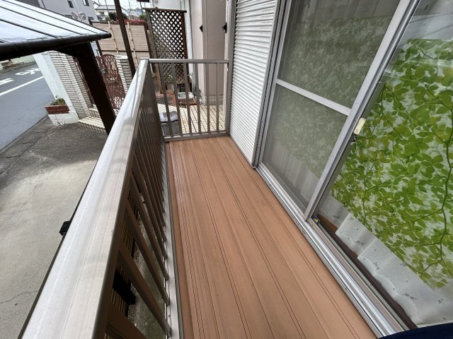 久喜市栗原4丁目中古住宅のバルコニー