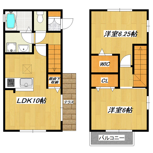 ゴールドクレストの間取り|オールフローリングです！一戸建てです！