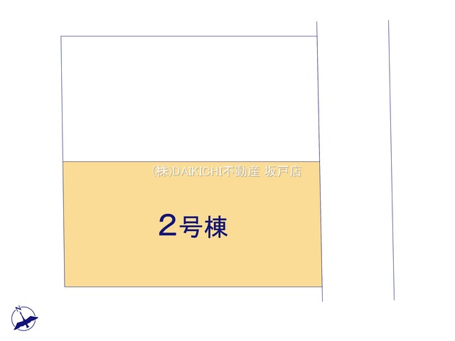 【区画図】 | 鶴ヶ島市鶴ヶ丘第5　リーブルガーデン　新築戸建　全2棟　2号棟