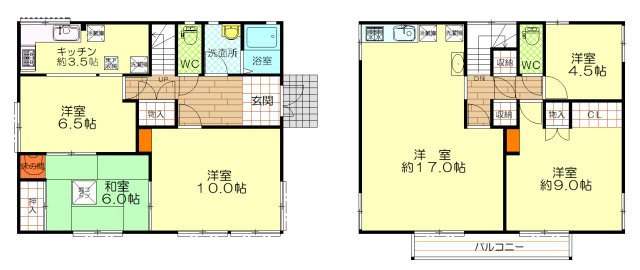 上尾市井戸木１丁目中古戸建の間取り