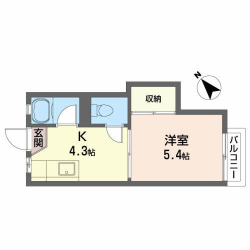 コーポ藤の間取り