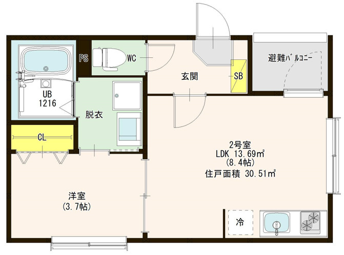 ハーモニーヒルズ豊田本町の間取り