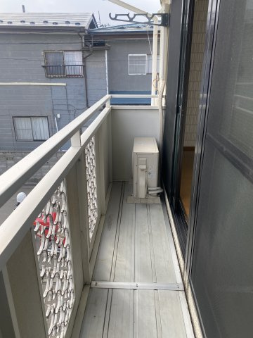 セジュール船木のバルコニー