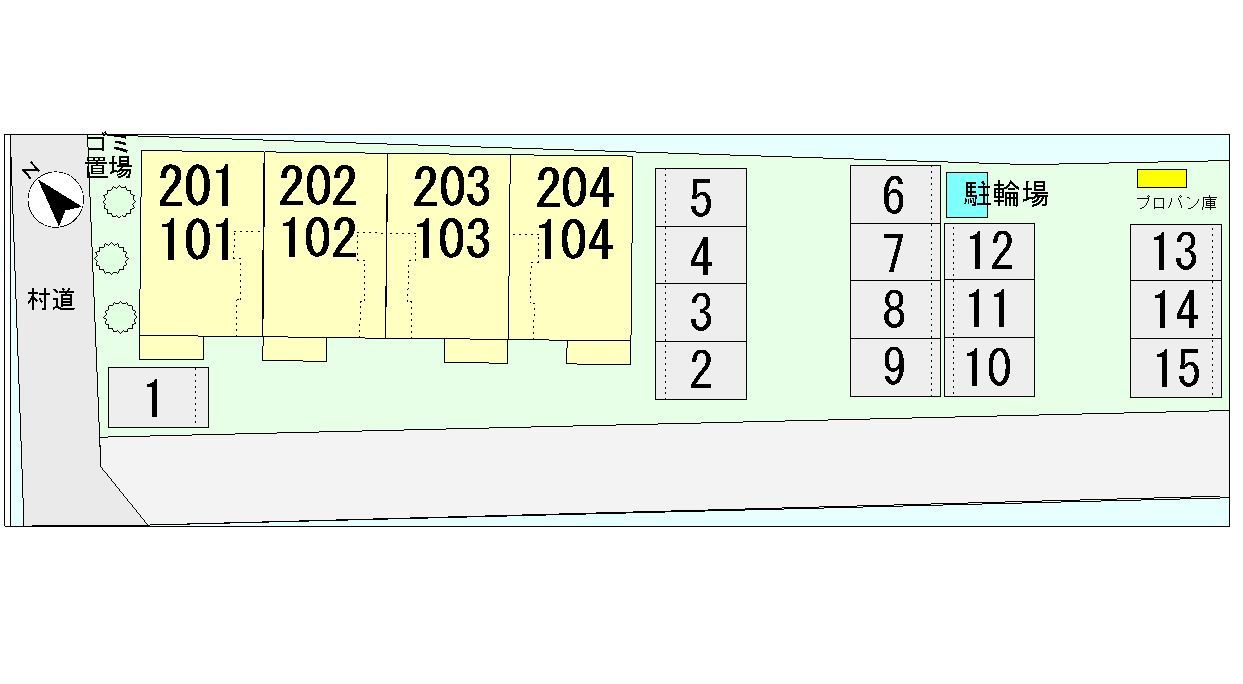 デフィ１０３７の駐車場