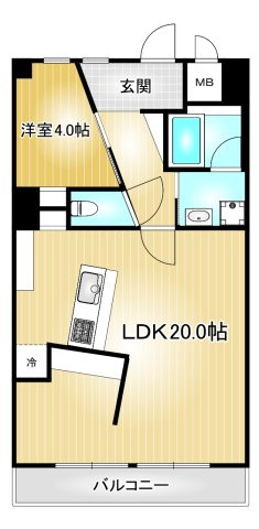 三旺マンション第6金山|名古屋市の賃貸ならMy賃貸の間取り|三旺マンション第6金山