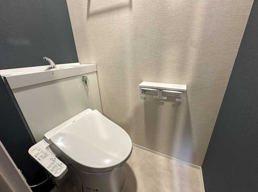 メアッツァのトイレ|温水洗浄便座完備のトイレです！
