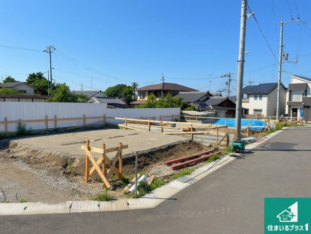 京田辺市薪天神堂　第9期　新築一戸建ての外観|現在建築中！落ち着いた街並みで新生活を始めることが出来そう！周辺の物件も併せてご紹介させて頂きます！