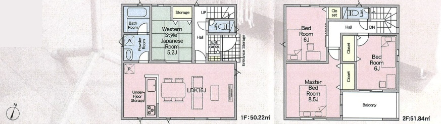 京田辺市薪天神堂　第9期　新築一戸建ての間取り|11号地
