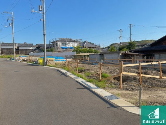 京田辺市薪天神堂　第9期　新築一戸建ての外観|現在建築中！落ち着いた街並みで新生活を始めることが出来そう！周辺の物件も併せてご紹介させて頂きます！
