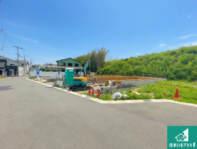 京田辺市薪天神堂　第9期　新築一戸建ての外観|現在の進捗状況です！順調に作業進行中、完成が待ち遠しいです！詳細の間取り等、お気軽にお問い合わせください！